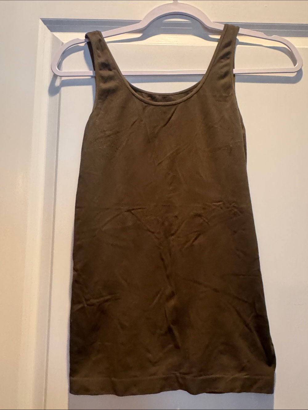 Nikibiki Olive Scoop Neck Tank Top